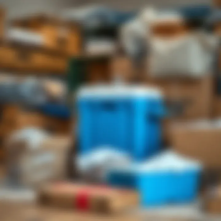 Packing Essentials for a Smooth Move A detailed view of packing materials and boxes ready for relocation