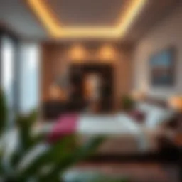 Cozy room interior showcasing rental options in Mussafah
