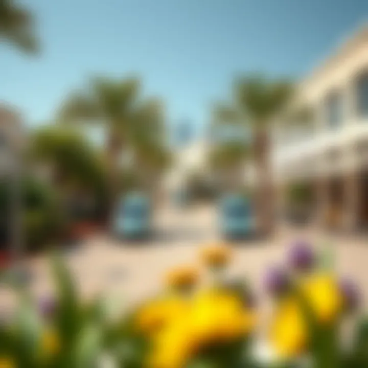 Community Amenities in International City Amenities available in International City including parks and shops