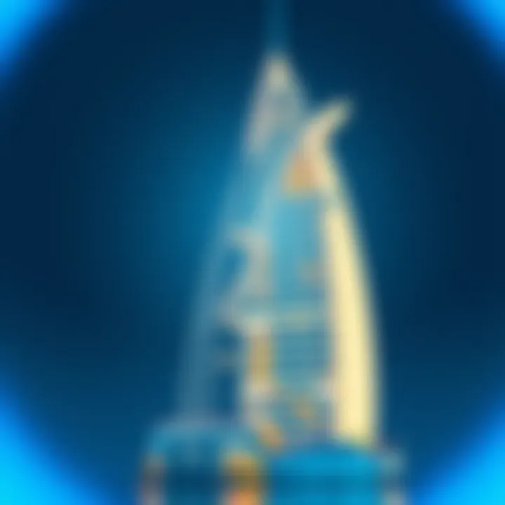Burj Al Arab: An Architectural Masterpiece The intricate architectural design of the Burj Al Arab