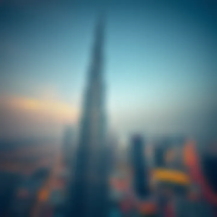 Burj Khalifa: A Marvel of Engineering An aerial view of the Burj Khalifa, the tallest building in the world