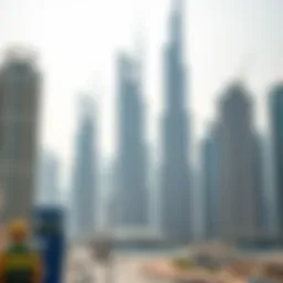 The stunning skyline of Dubai showcasing multiple skyscrapers