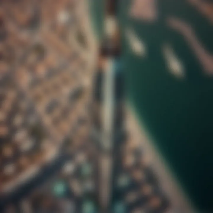 Aerial View of 51 Tower Aerial view of 51 Tower showcasing its unique architectural design