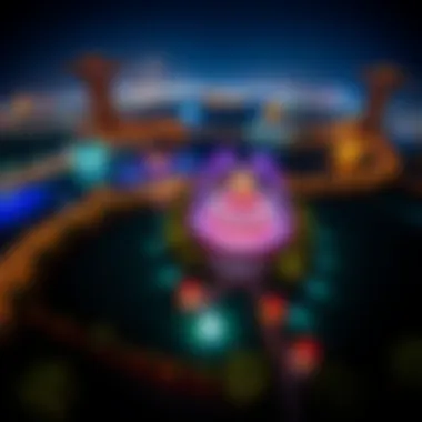 Aerial Perspective of the Attraction Aerial view of Dubai Garden Glow