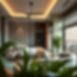 Modern single partition room showcasing innovative design