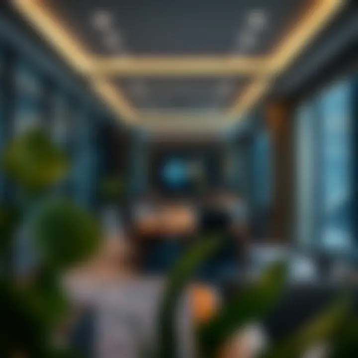 Innovative Workspace at Oberoi Business Center Interior workspace design emphasizing collaboration and innovation