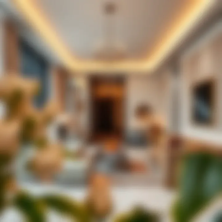 Interior Elegance at The Pad Dubai Luxurious interior space of The Pad Dubai