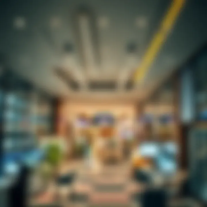 Dynamic Business Environment at Trade Center 2 Interior view of a vibrant business hub within Trade Center 2