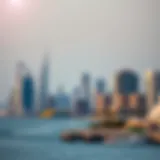 Stunning skyline view of Park Island with modern architecture