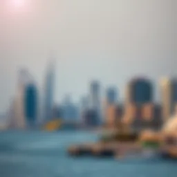 Stunning skyline view of Park Island with modern architecture