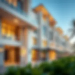 Elegant exterior view of Westwood Grande showcasing contemporary architecture