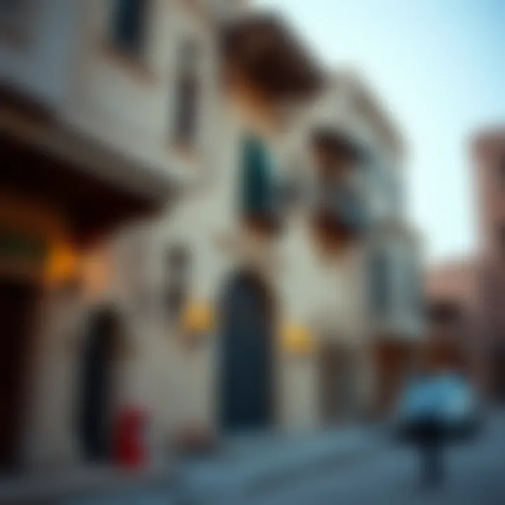 Al Fahidi District: A Glimpse into Dubai's Heritage The historical Al Fahidi District showcasing traditional Emirati architecture