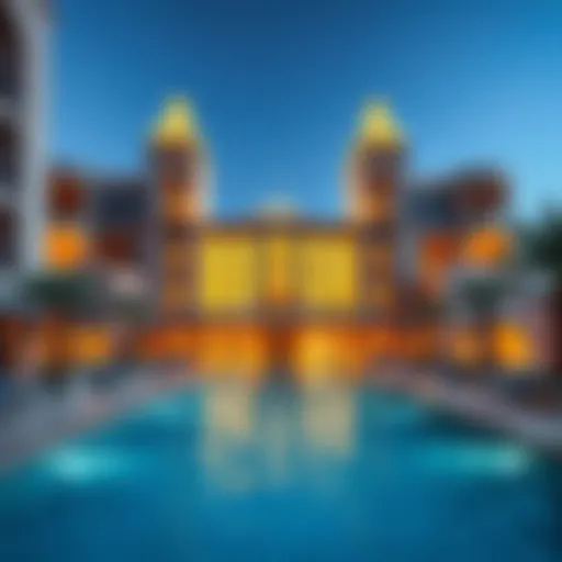 Stunning view of فندق سيل Dubai's unique architecture