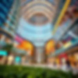 Stunning architectural view of Festival Mall showcasing its contemporary design