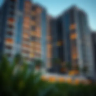 Modern Living in Sports City A modern apartment building in Sports City