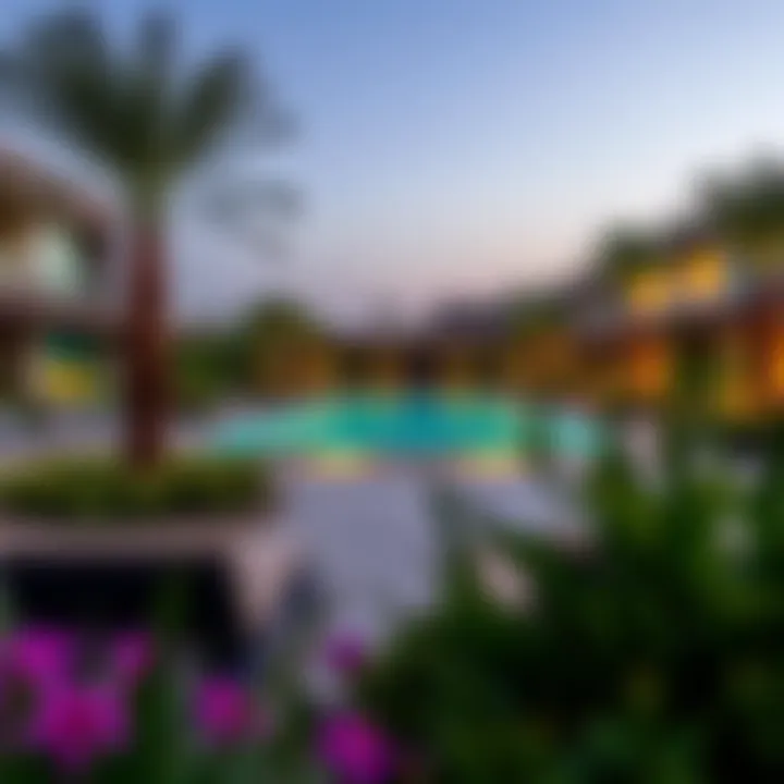 Luxurious Amenities at Gardenia Luxurious amenities available at Gardenia, including swimming pools and gardens