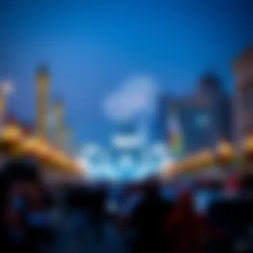 Festive celebration in the UAE during national holidays