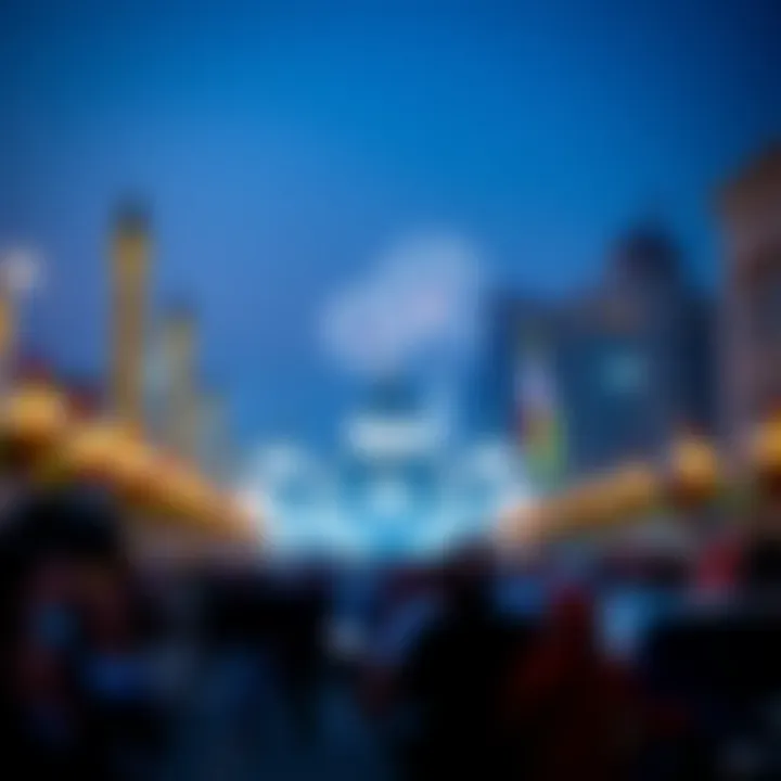 Celebration of UAE National Holidays Festive celebration in the UAE during national holidays