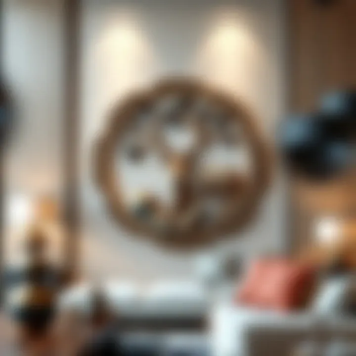 Cultural Wall Art in Dubai Interiors Elegant wall art showcasing cultural influences in home design