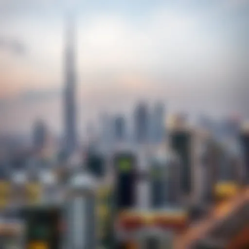 A stunning skyline view of Dubai highlighting real estate developments