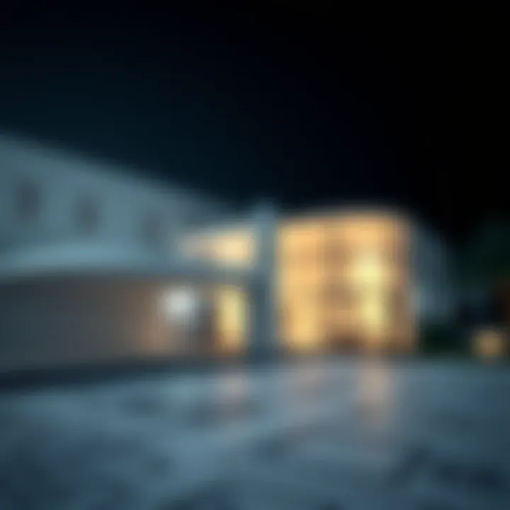 An architectural blueprint of a property showcasing design details