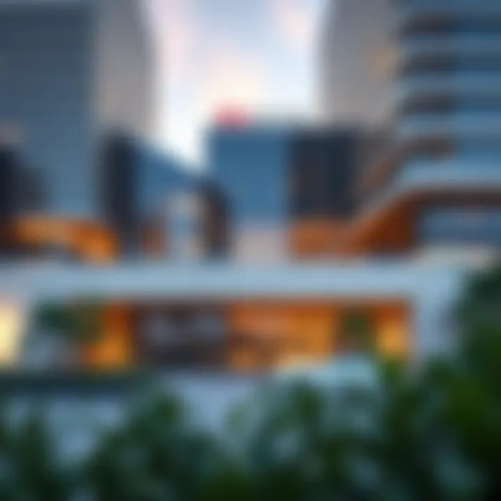 Modern Architectural Marvel of K1 Building Exterior view of the K1 Building showcasing modern architecture