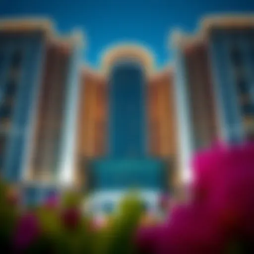Stunning architectural facade of Kof Rotana