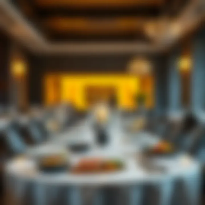 Culinary Delights at Manor Hotel Al Furjan's Dining Area Dining area featuring gourmet cuisine at Manor Hotel Al Furjan