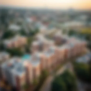 Aerial View of Mulberry Park Heights Aerial view of Mulberry Park Heights showcasing its architectural design
