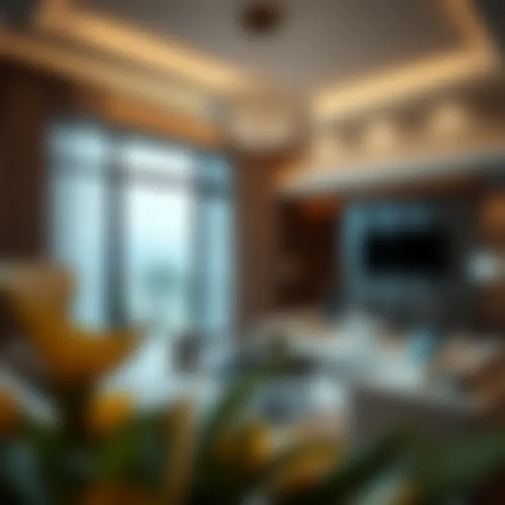 Luxurious Interior at Mulberry Park Heights Luxurious interior of a residence at Mulberry Park Heights