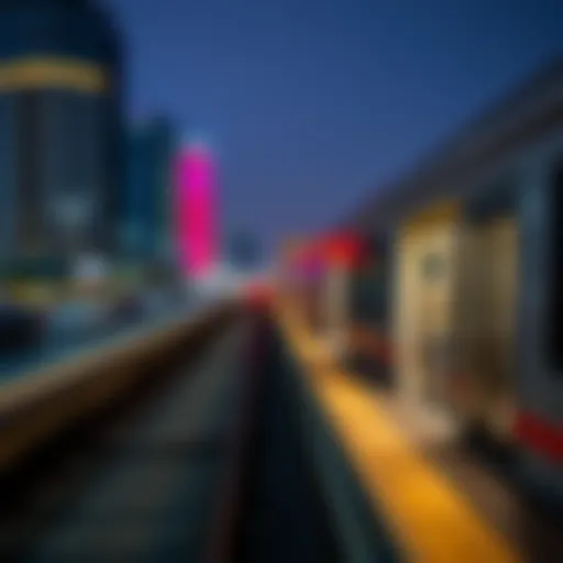 Metro station nearby Nad Al Sheba