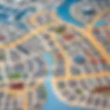 Detailed layout of Dubai International City
