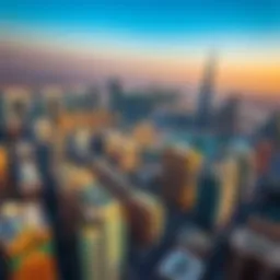 Aerial view of Dubai skyline showcasing diverse real estate options