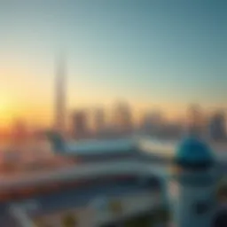 Dubai skyline showcasing the cityscape