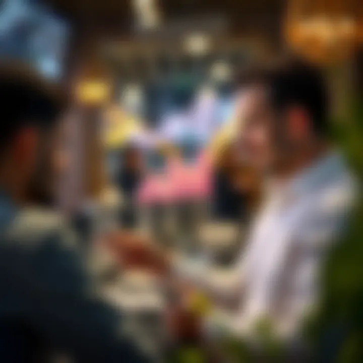 Market Trends and Analysis Investors analyzing market trends and statistics