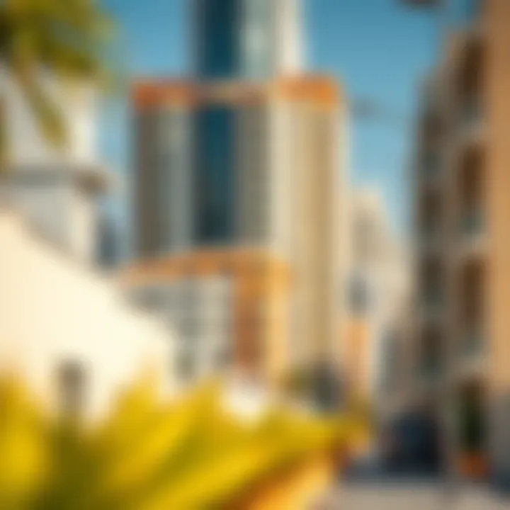 Diverse Residential Options Diverse residential options in a bustling neighborhood