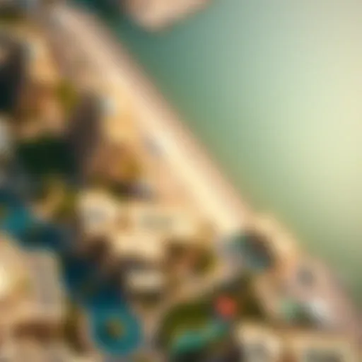 Aerial view of Noor Deyaar properties in Dubai