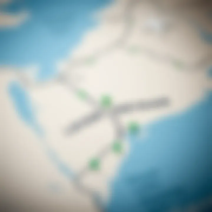 Strategic Location Map of Noor Deyaar Map highlighting the strategic location of Noor Deyaar in Dubai