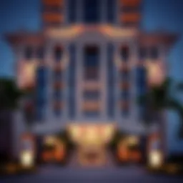 Luxurious facade of Orchid B