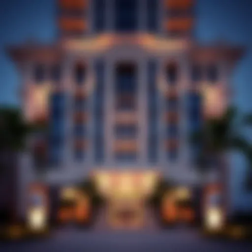 Luxurious facade of Orchid B