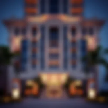 Elegant Architecture of Orchid B Luxurious facade of Orchid B