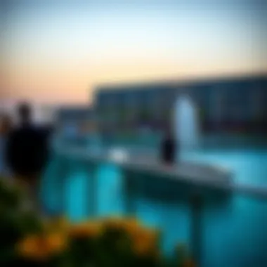 Scenic Views from North Fountain Walk Visitors enjoying the scenic views from the North Fountain Walk