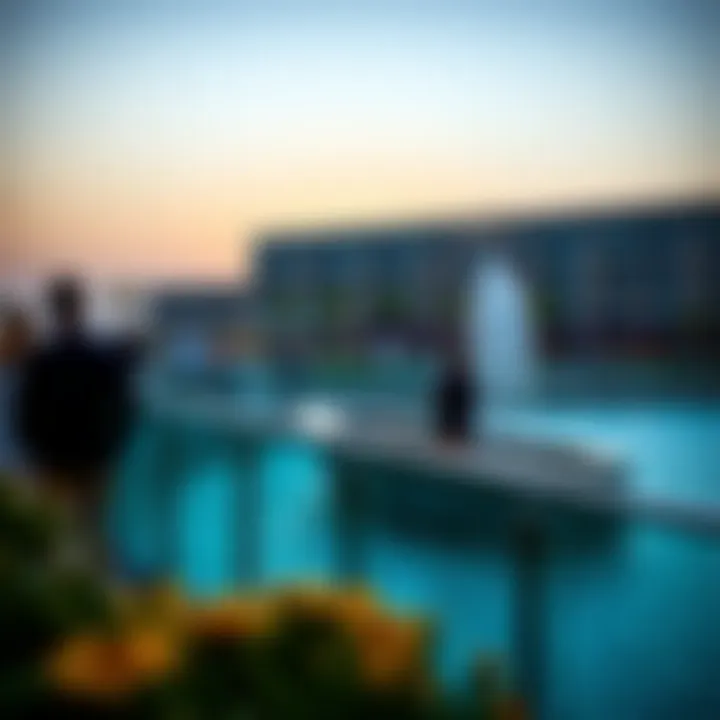 Scenic Views from North Fountain Walk Visitors enjoying the scenic views from the North Fountain Walk