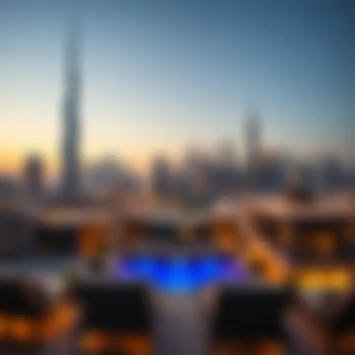 Stunning skyline view of Dubai showcasing luxury properties