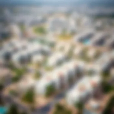 Community Living with Samana Properties Aerial view of a vibrant community developed by Samana Properties