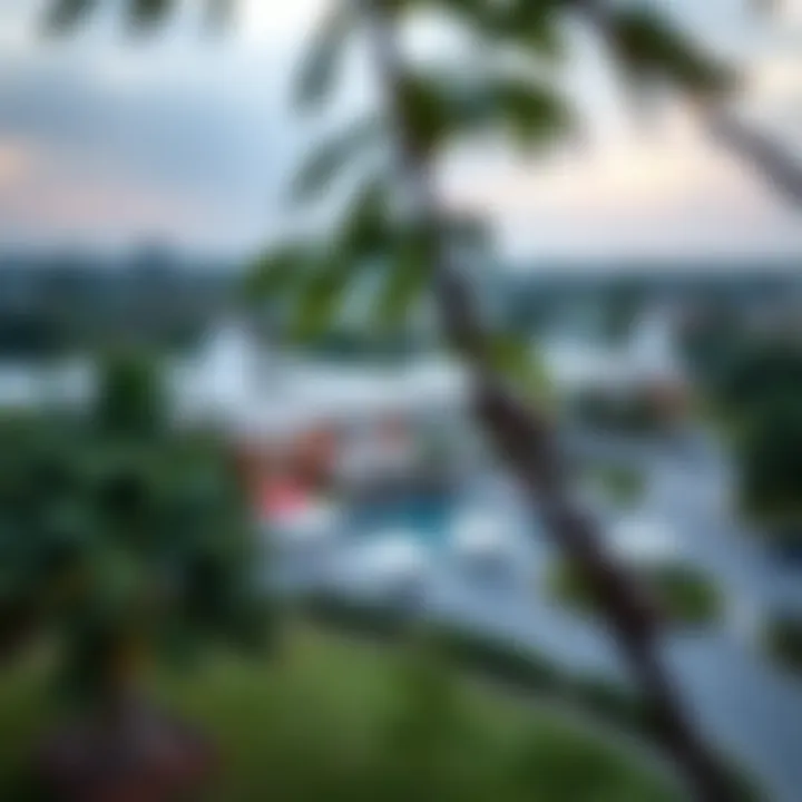 An overview of the Sobha Hartland community with lush greenery and modern amenities