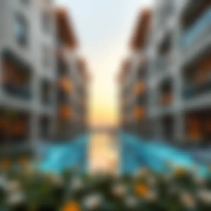 Modern Architectural Design of Albandar Residences Modern architectural design of Albandar residences