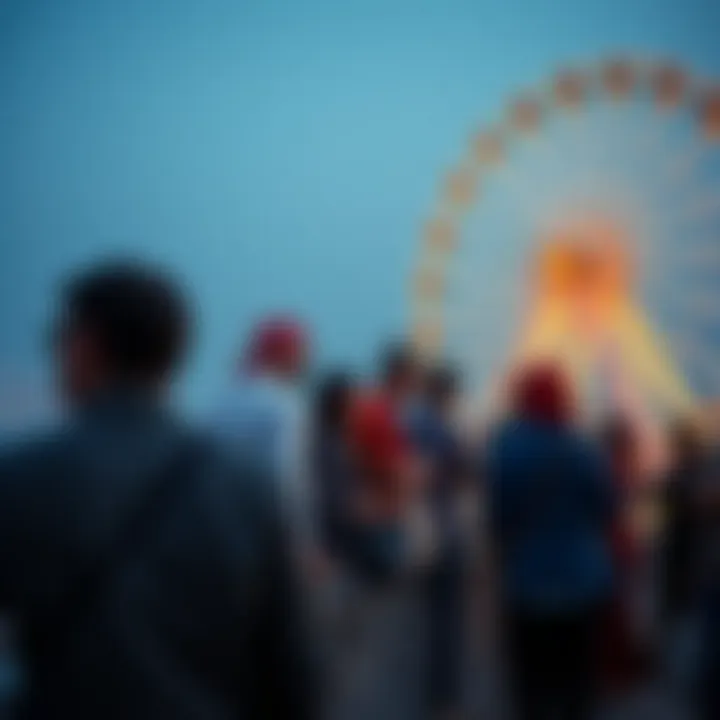 Tourist Experience at the Dubai Wheel Tourists enjoying the view from the Dubai Wheel observation deck