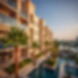 Stunning overview of The Gardens Apartments in Dubai showcasing the architectural elegance.