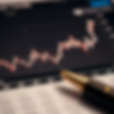 Analyzing Market Trends in Dubai's Real Estate A close-up of a financial chart indicating market trends